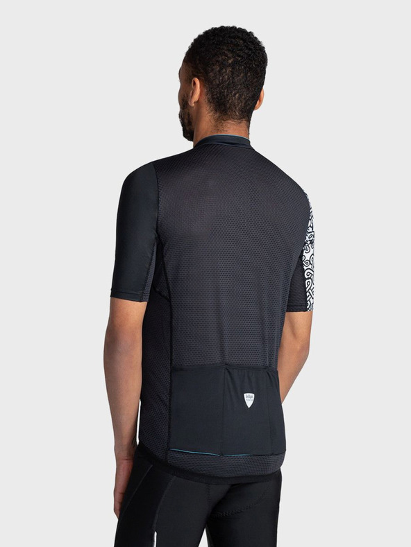 Kilpi Čierne pánske športové tričko na zips Kilpi PICARD