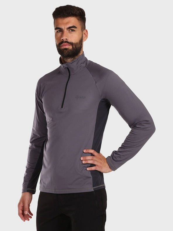 Kilpi KILPI WILLIE Šedé pánske športové termo tričko