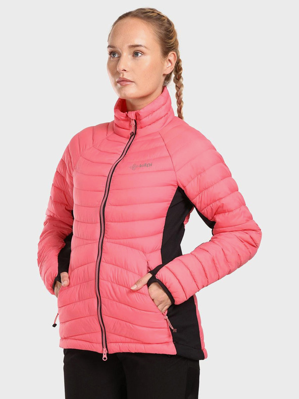 Kilpi Ružová dámska prešívaná športová bunda Kilpi ACTIS