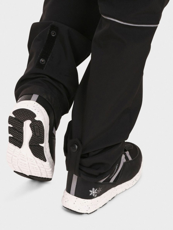 Kilpi Čierne detské softshellové nohavice Kilpi RIZO