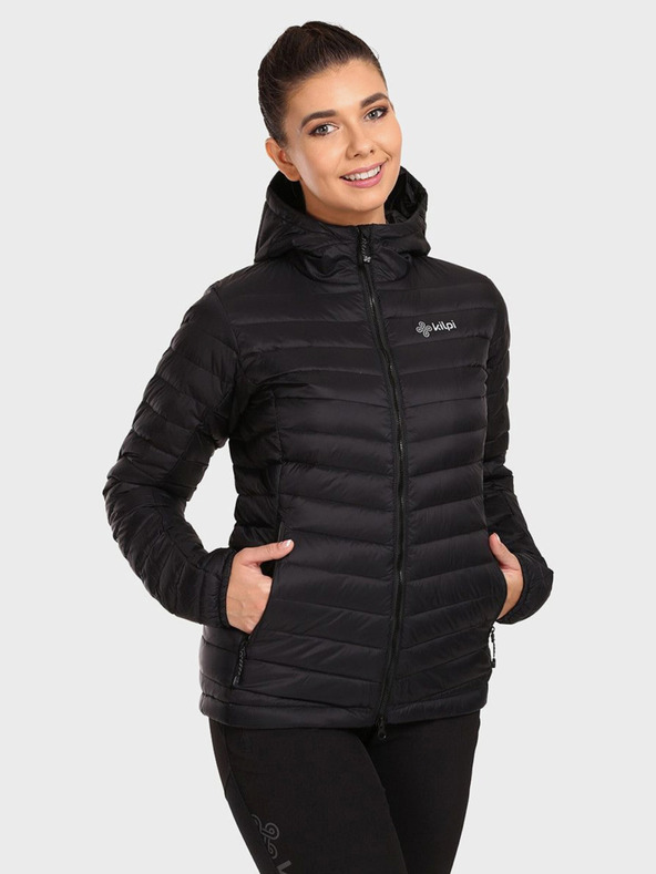 Kilpi Čierna dámska páperová bunda Kilpi PYRAMIDEN