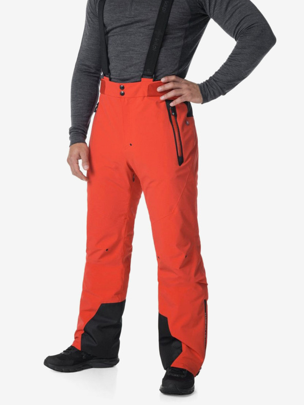 Kilpi Červené pánske softshellové lyžiarske nohavice Kilpi RHEA