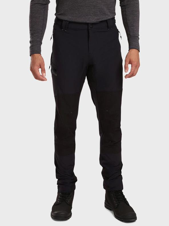 Kilpi Čierne pánske outdoorové nohavice KILPI TIDE