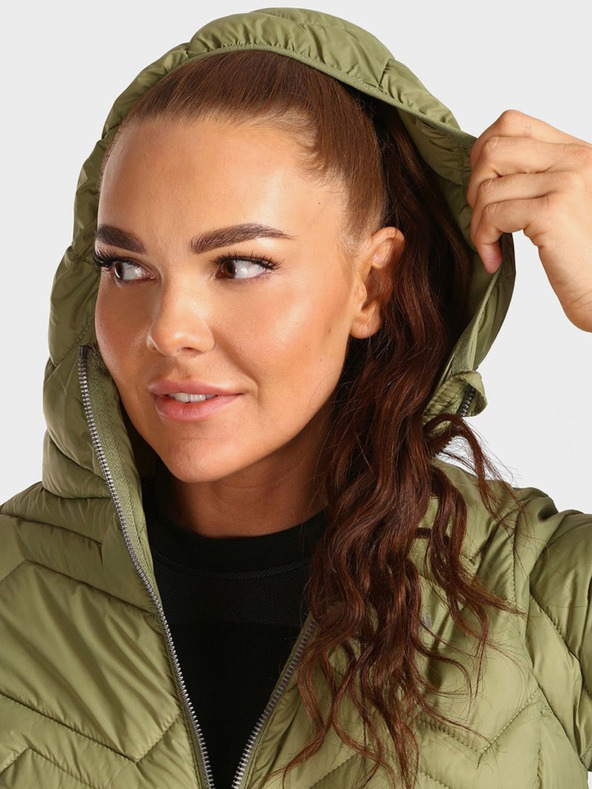 Kilpi Zelený dámsky zimný kabát Kilpi LEILA-W