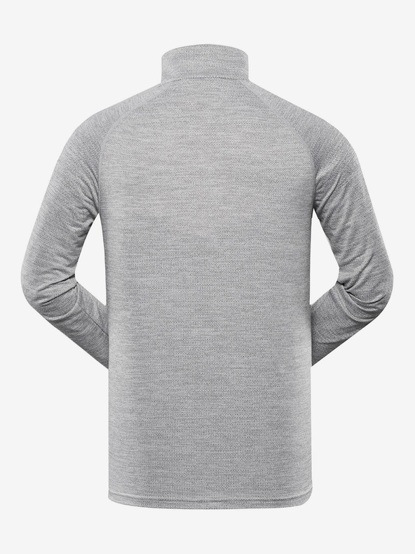 ALPINE PRO Svetlošedé pánske tričko ALPINE PRO Wenp