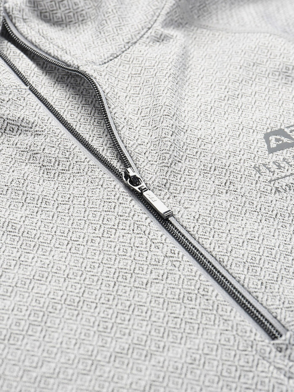 ALPINE PRO Svetlošedé pánske tričko ALPINE PRO Wenp