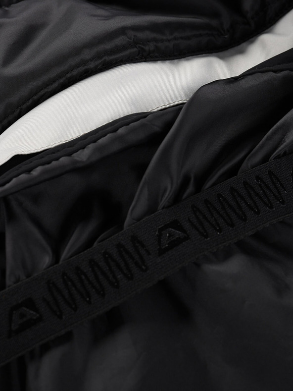 ALPINE PRO Šedá pánska lyžiarska bunda ALPINE PRO Omeq