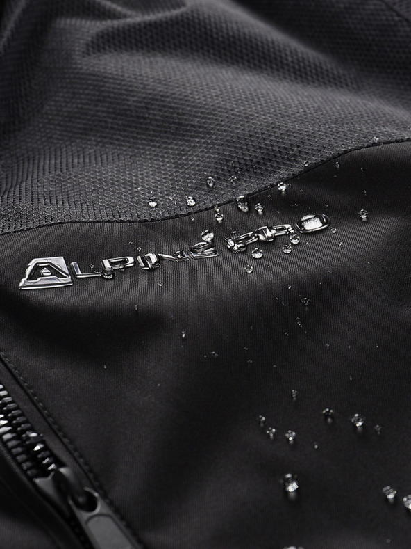 ALPINE PRO Čierna pánska lyžiarska bunda ALPINE PRO Olad