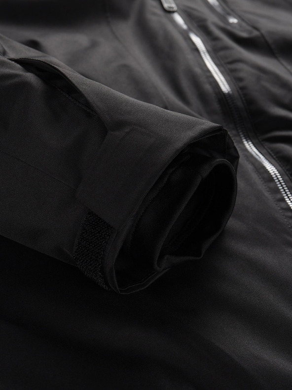 ALPINE PRO Čierna pánska lyžiarska bunda ALPINE PRO Olad