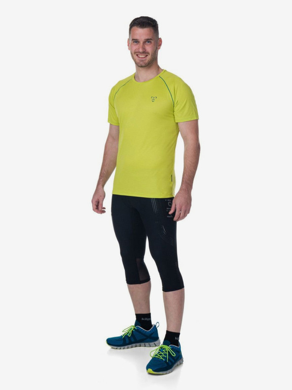 Kilpi Čierne pánske 3/4 bežecké legíny Kilpi TERRY-M