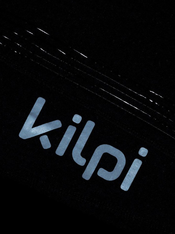 Kilpi Čierne pánske 3/4 bežecké legíny Kilpi TERRY-M