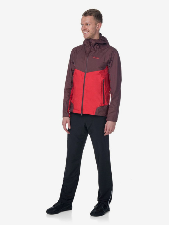 Kilpi Červená pánska športová bunda Kilpi Hurricane-M