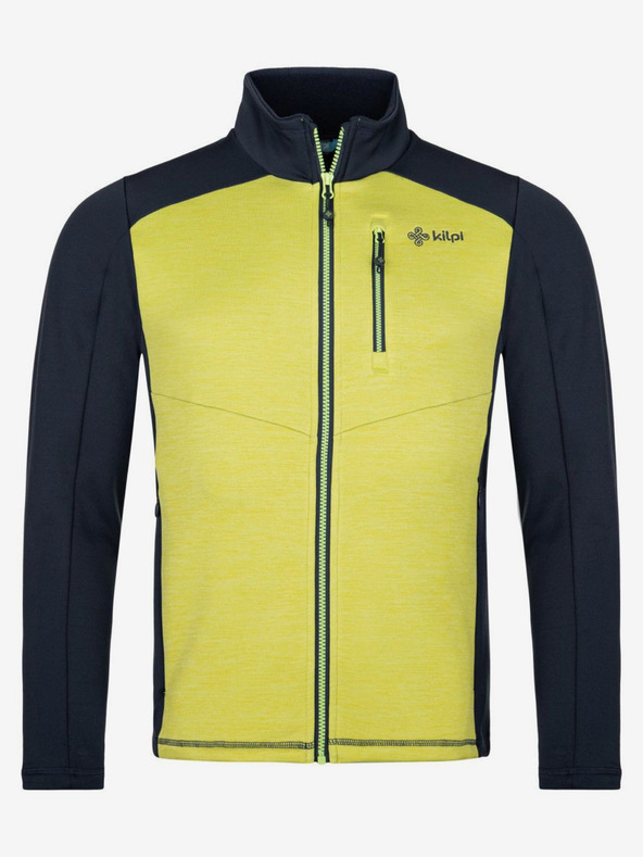 Kilpi Neónovo zelená pánska športová mikina Kilpi Tomms-M