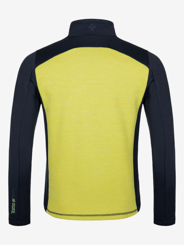 Kilpi Neónovo zelená pánska športová mikina Kilpi Tomms-M