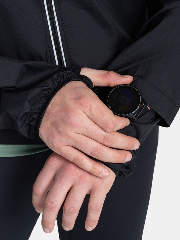 Kilpi Čierna pánska ľahká outdoorová bunda Kilpi TIRANO-M