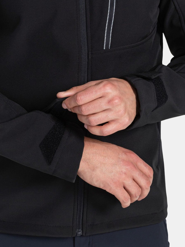 Kilpi Čierna pánska softshellová bunda Kilpi RAVIO-M