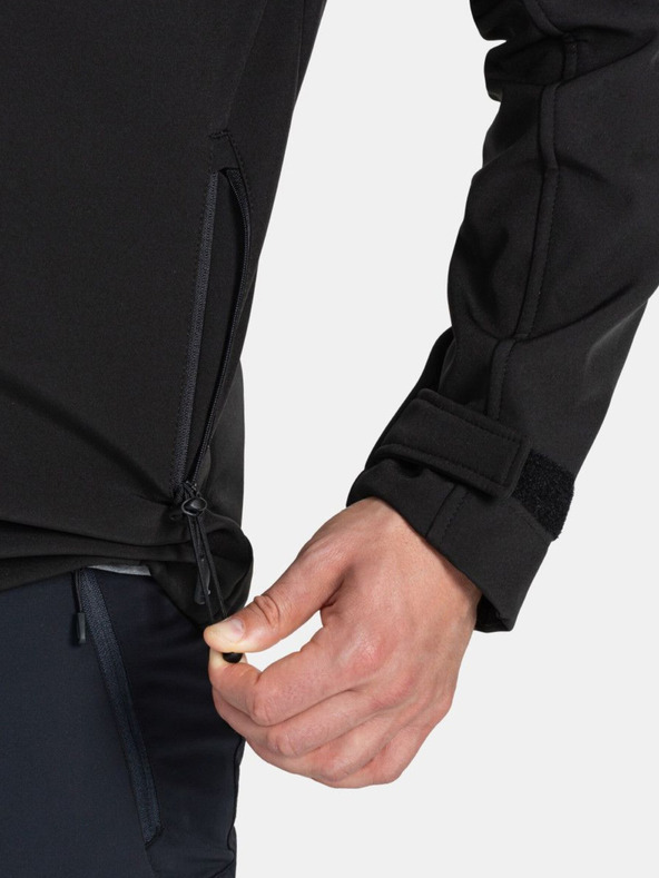 Kilpi Čierna pánska softshellová bunda Kilpi RAVIO-M