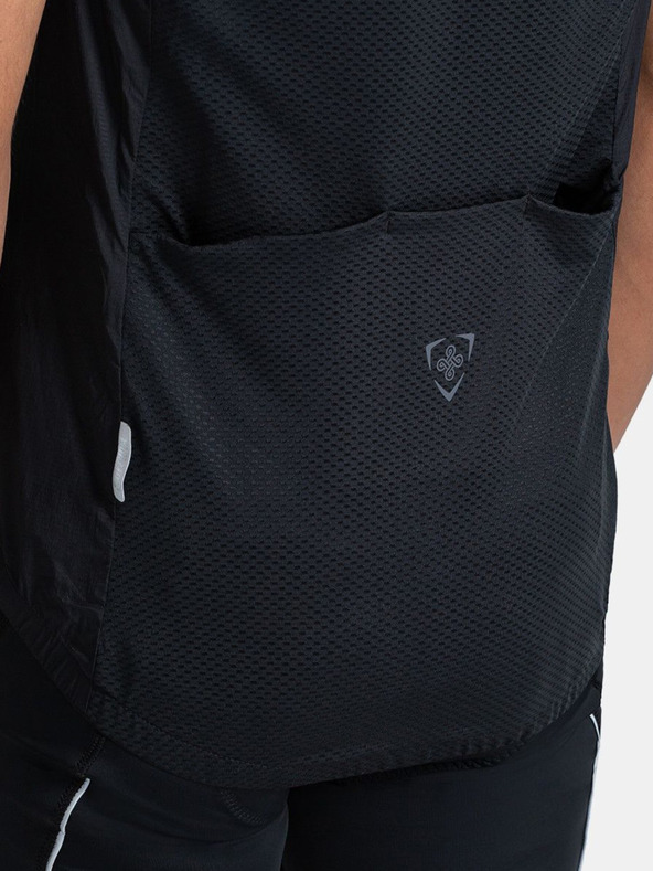 Kilpi Čierna pánska cyklistická vesta Kilpi FLOW-M