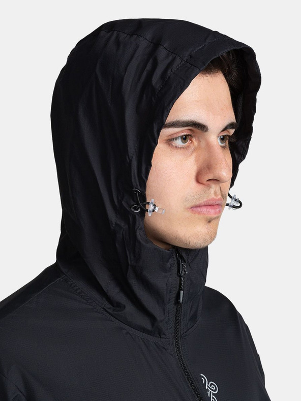 Kilpi Čierna pánska ľahká anoraková bunda Kilpi ANORI-M