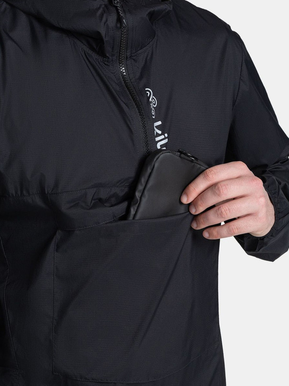 Kilpi Čierna pánska ľahká anoraková bunda Kilpi ANORI-M