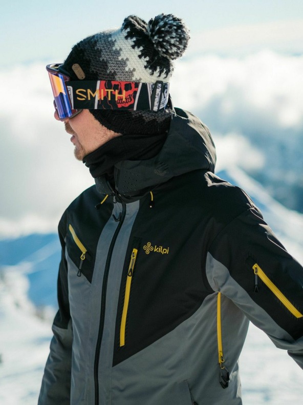 Kilpi Šedá pánska športová membránová bunda KILPI Hastar-M