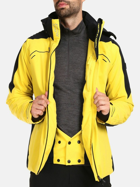 Kilpi Žltá pánska lyžiarska bunda Kilpi Hyder-M