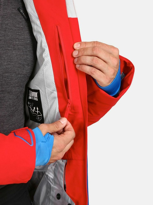 Kilpi Červená pánska lyžiarska bunda Kilpi Killy-M