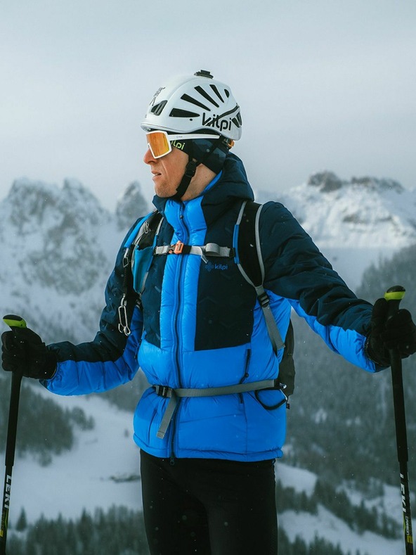 Kilpi Modrá pánska zateplená bunda Kilpi TEVERY-M