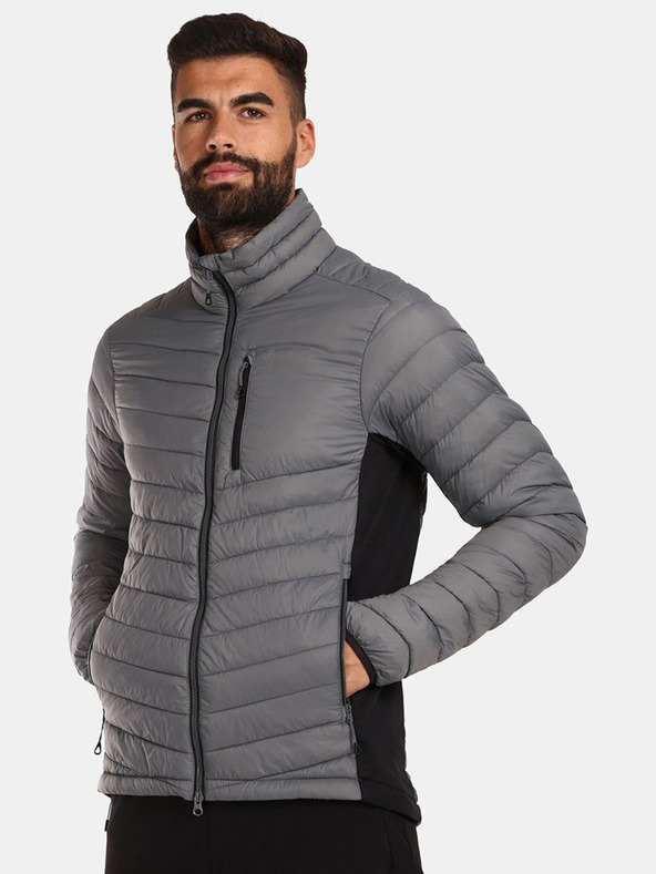 Kilpi Šedá pánska zateplená bunda Kilpi ACTIS-M
