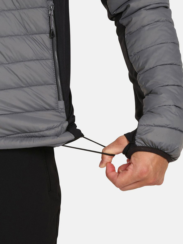 Kilpi Šedá pánska zateplená bunda Kilpi ACTIS-M