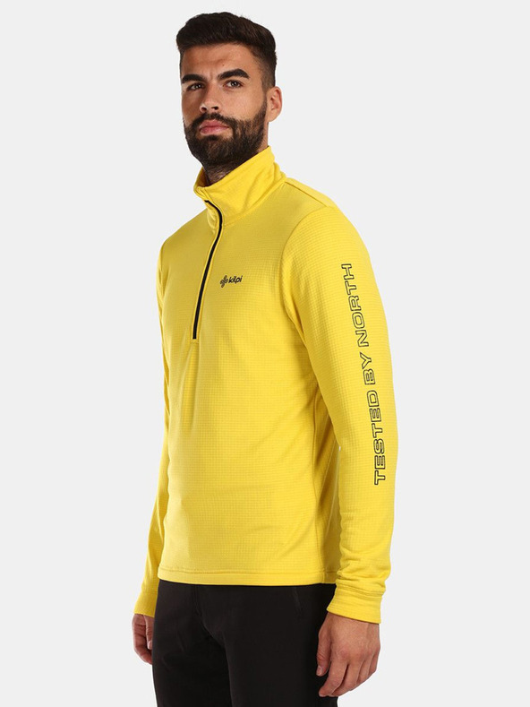 Kilpi Žltá pánska funkčná mikina Kilpi ROLO-M