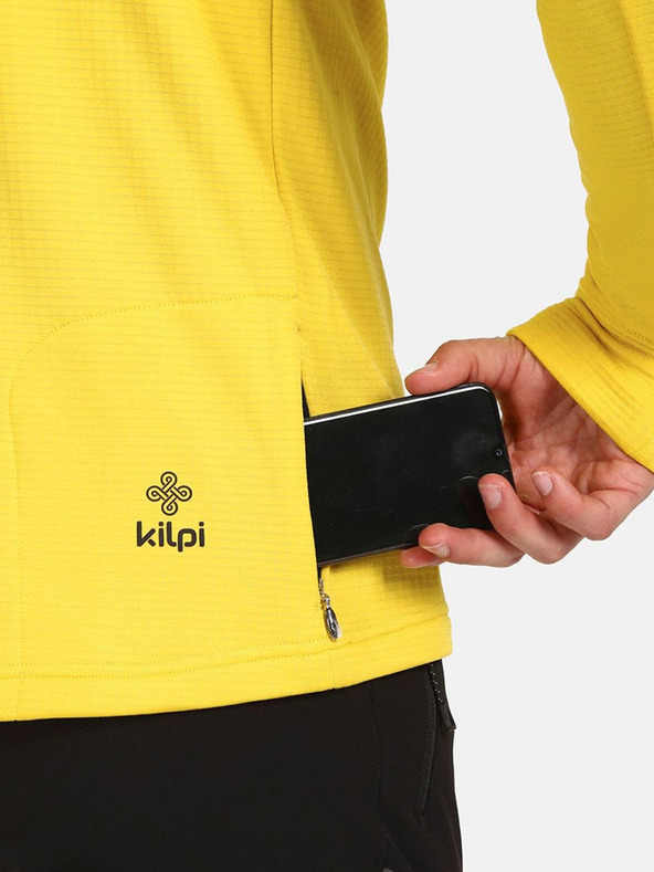 Kilpi Žltá pánska funkčná mikina Kilpi ROLO-M