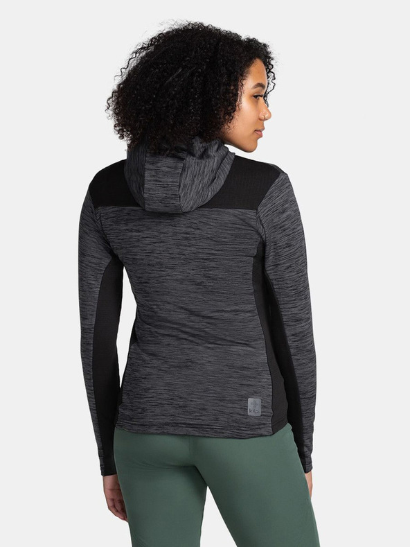 Kilpi Čierna dámska športová mikina Kilpi SEVELEN-W