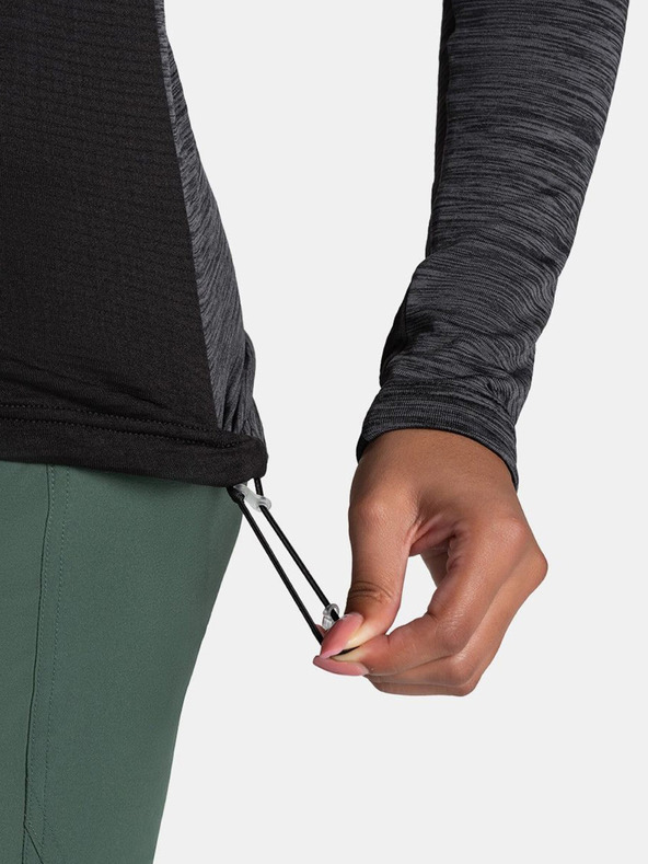 Kilpi Čierna dámska športová mikina Kilpi SEVELEN-W