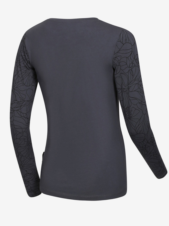 ALPINE PRO Tmavošedé dámske tričko ALPINE PRO Opesa