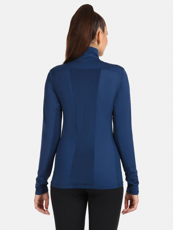 Kilpi KILPI WILLIE tmavomodré dámske termo tričko so stojacím golierom