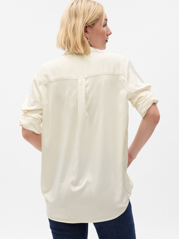 GAP Saténová košeľa GAP