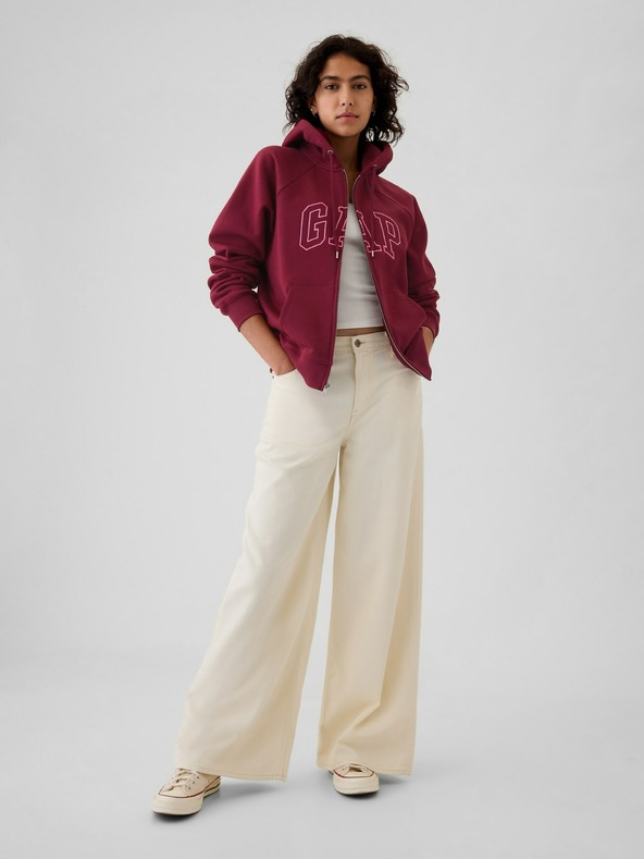 GAP Mikina na zips Vintage Soft GAP