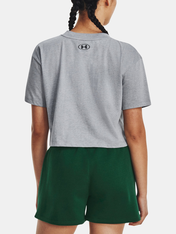 Under Armour Dámske tričko Under Armour UA COLLEGIATE CREST CROP SS