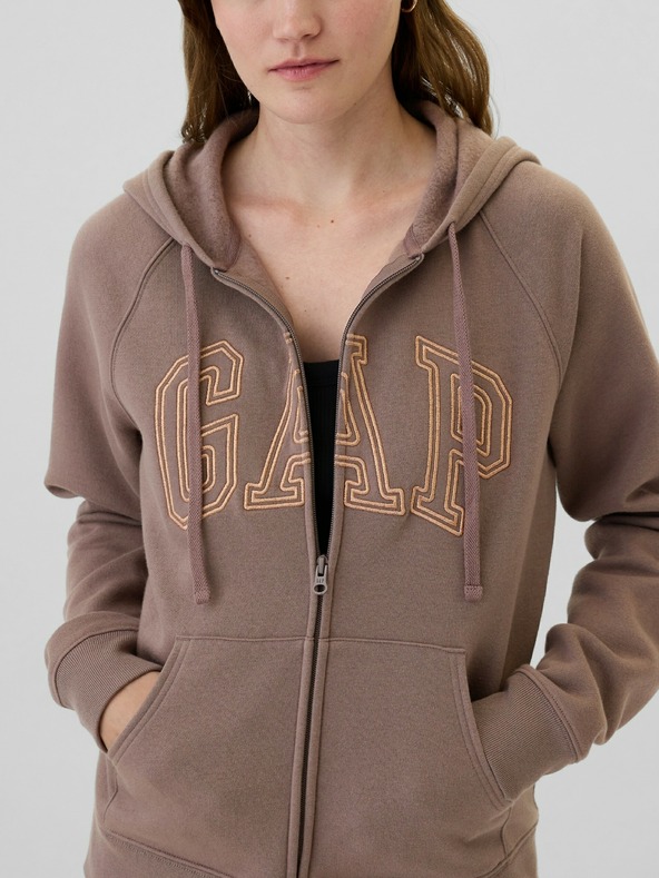 GAP Mikina s logom a fleece GAP