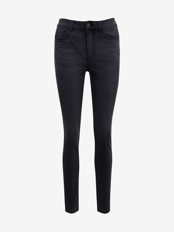 Orsay Tmavosivé dámske džínsy skinny fit ORSAY