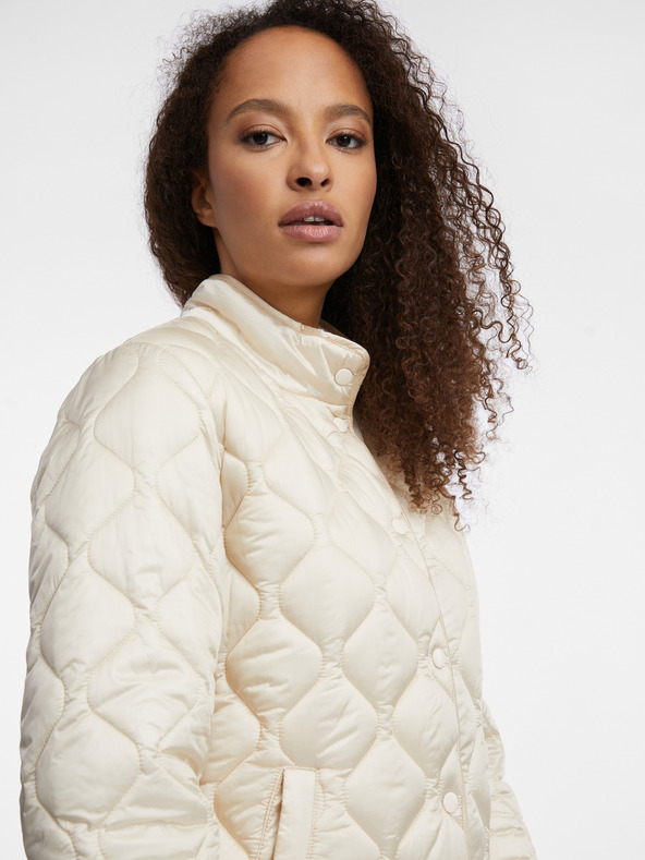 Orsay Krémová dámska prešívaná ľahká bunda ORSAY