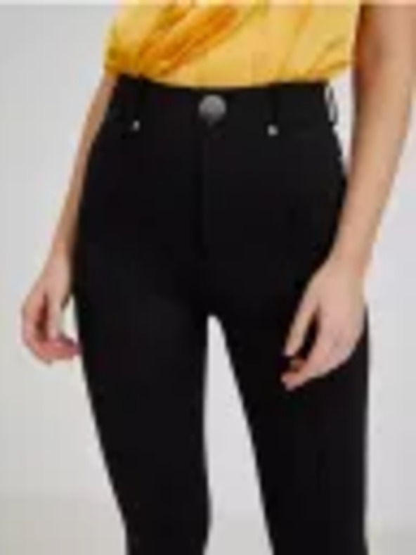 Orsay Čierne dámske nohavice ORSAY