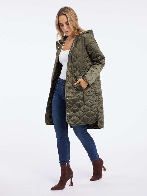 Orsay Khaki dámsky kabát ORSAY