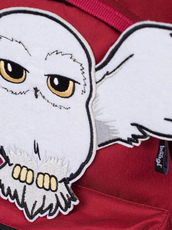 BAAGL  Červený predškolský batoh Baagl Harry Potter Hedwig