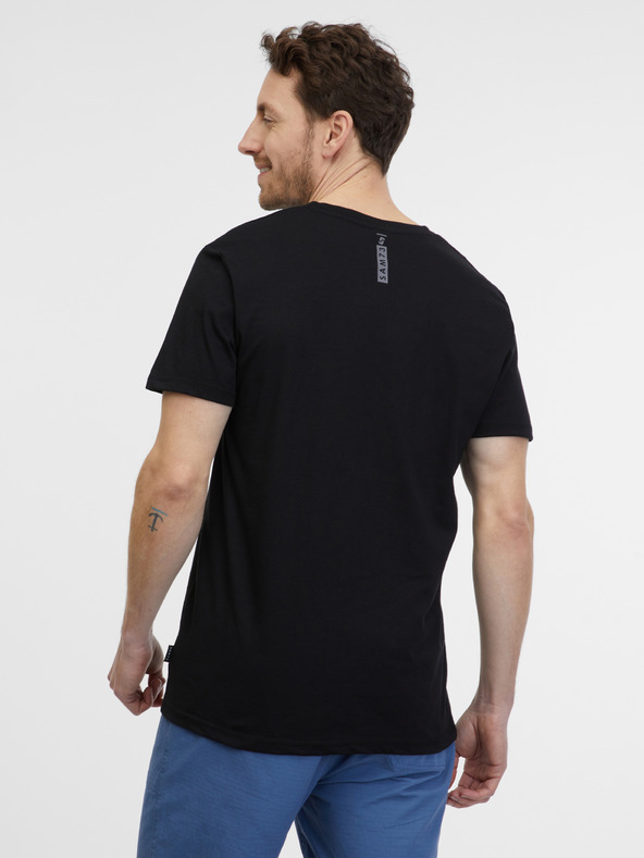 Sam 73 Čierne pánske tričko SAM 73 Fidel