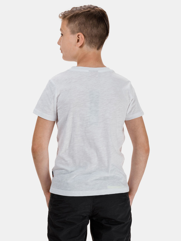 Sam 73 Biele chlapčenské tričko SAM 73 Archie