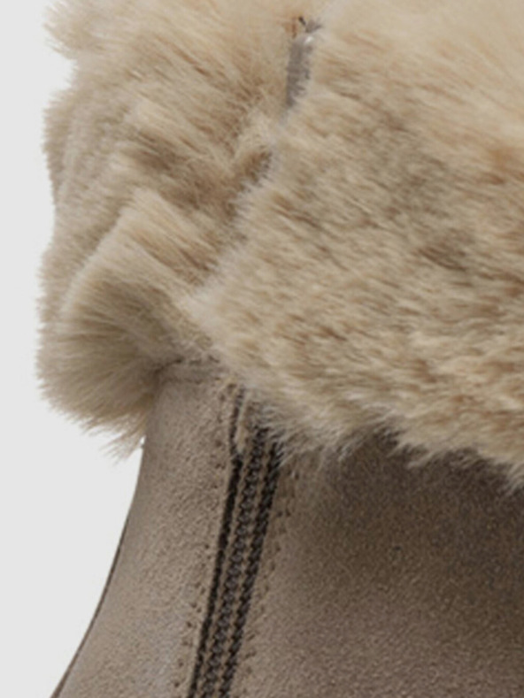 Geox Béžové dámske členkové topánky Geox Felleny