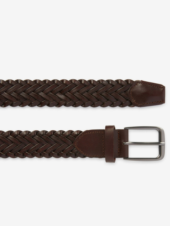 Geox Tmavohnedý pánsky opasok Geox Belt