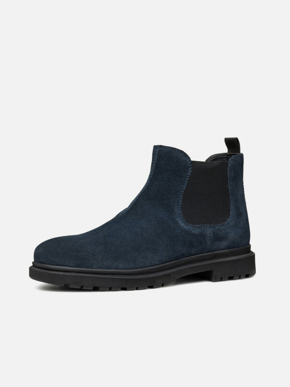 Geox Tmavomodré pánske členkové topánky Geox Andalo